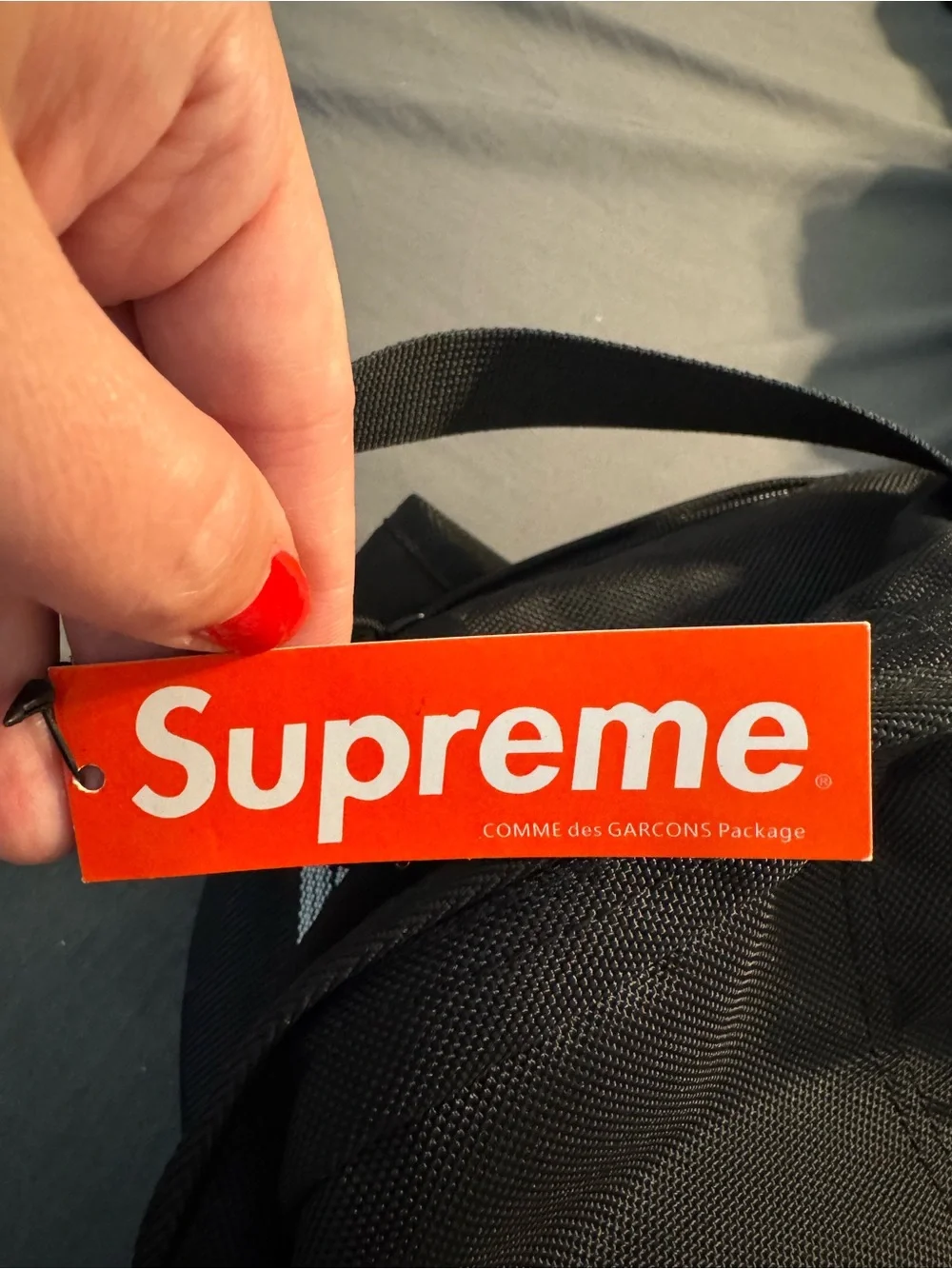 Supreme Cordura SS18 Ripstop Nylon Backpack Black - NWT